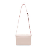 Loubi54 small beige leather crossbody bag