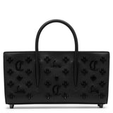 Paloma S baguette loubinthesky black leather bag
