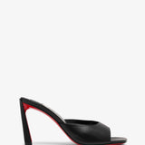 Condora 85 black leather mules