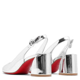 So Jane sling 55 silver patent slingbacks