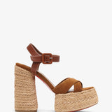 Super Calakala 130 brown suede sandals