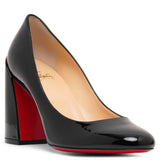 Miss Sab 85 black patent pumps