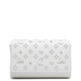 Paloma Loubinthesky white leather clutch