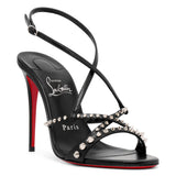 Tatooshka 100 black spikes sandals