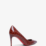 Kate 85 brown calf ali pumps