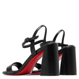 Miss Jane 85 black leather sandals