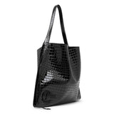 Le 54 black calf ali tote bag