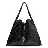 Le 54 black calf ali tote bag