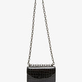 Loubi 54 black calf ali crossbody bag