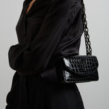 Loubi 54 black calf ali crossbody bag
