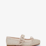 Mamastrapitina beige crystal ballerinas