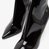 Sporty Kate 85 black patent boots