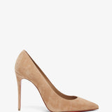Kate 100 tan suede pumps