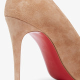 Kate 100 tan suede pumps