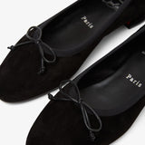 Sweetie Jane black suede ballerinas