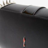 Paloma Giddy black spikes clutch