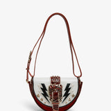 Giddy white crossbody bag