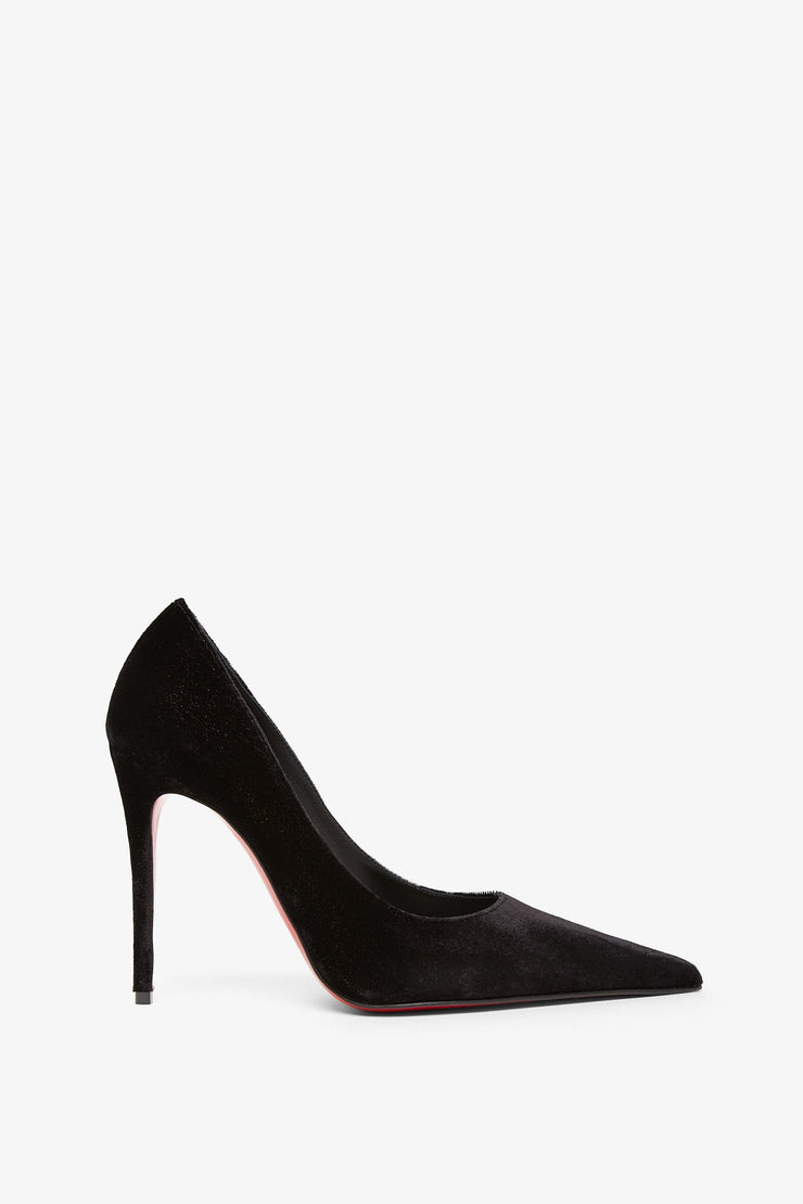 Kate Max 100 black suede pumps