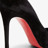 Kate Max 100 black velvet pumps