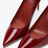 Sporty Kate 85 red soft patent pumps