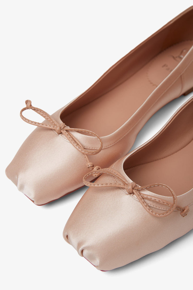 Mamadrague blush satin ballerinas