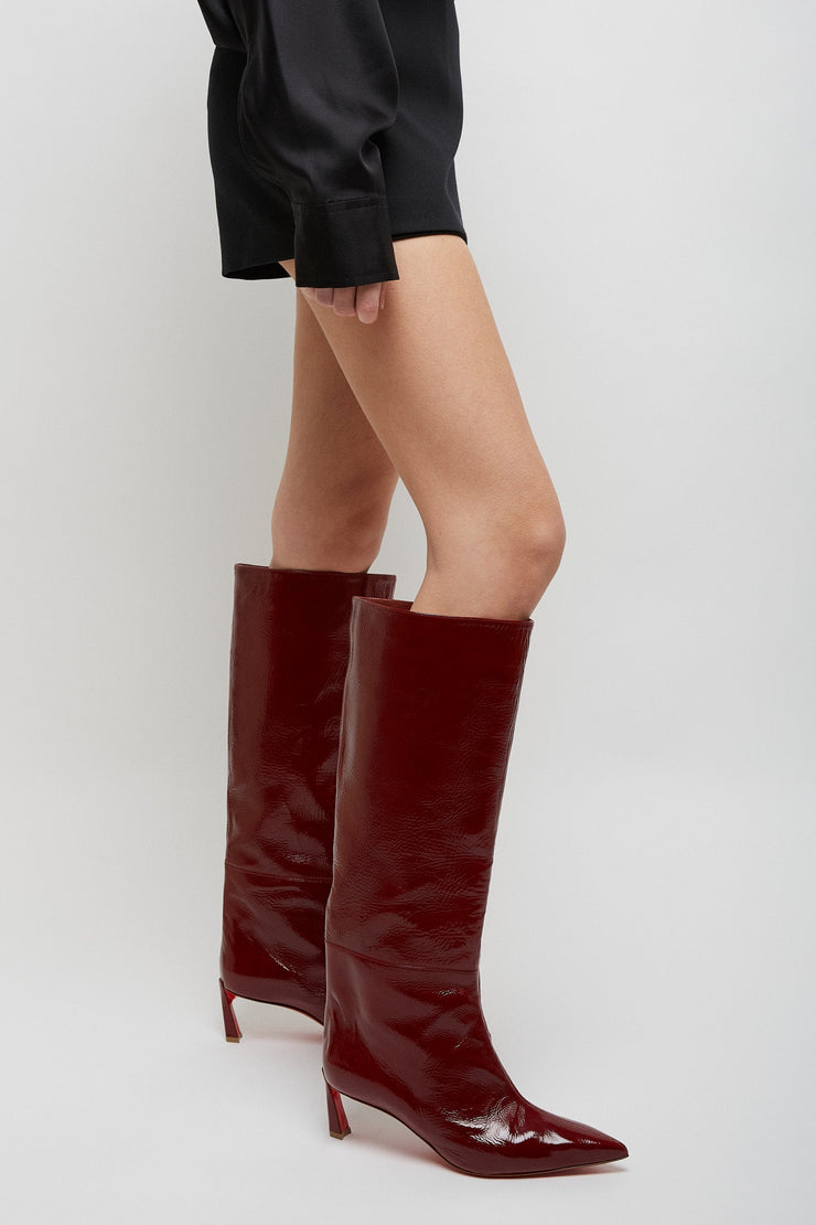 Condorocombo 55 red soft patent boots