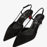Condoroline 55 black suede pumps