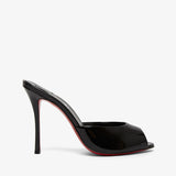 Me Dolly 100 black patent mules