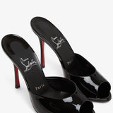 Me Dolly 100 black patent mules
