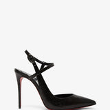Jenlove 100 black glitter pumps