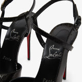 Jenlove 100 black glitter pumps