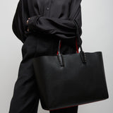 Cabata large soft black leather bag