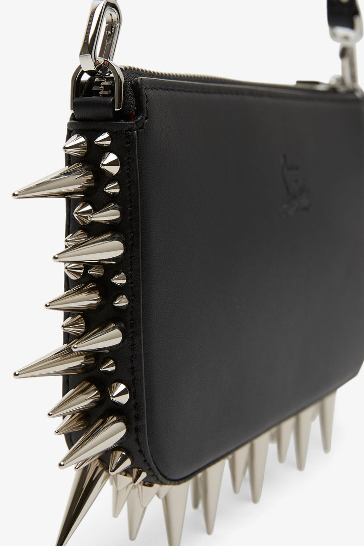 Loubila mini black spikes shoulder bag