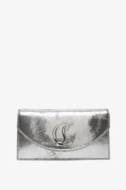 Loubi54 silver clutch