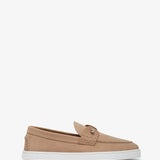 Chambeliboat beige nubuck loafers