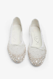 Sweetie Jane crystal ballerinas