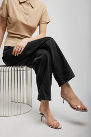 Just Nothing 55 silver sandals