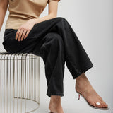 Just Nothing 55 silver sandals