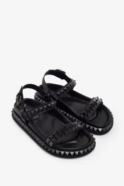 Pyrabizz black platform sandals