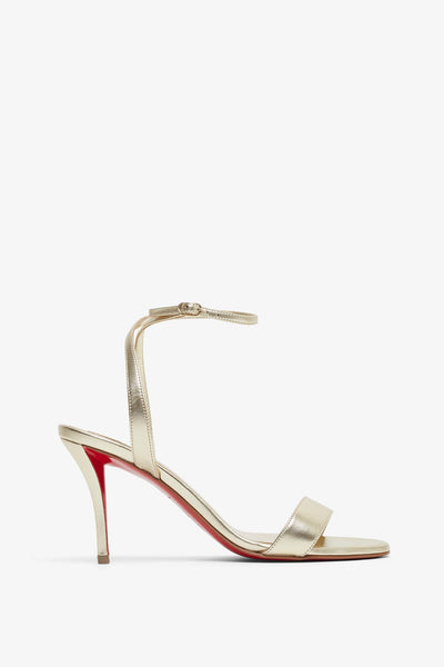 Miss Z 80 gold sandals