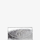 Loubi54 silver clutch