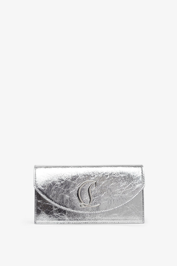 Loubi54 silver clutch
