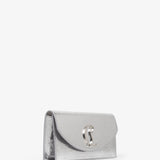 Loubi54 silver clutch