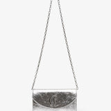 Loubi54 silver clutch