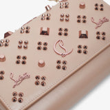 Paloma beige leather clutch