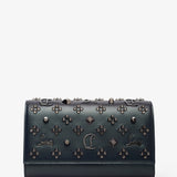 Paloma dark green leather clutch