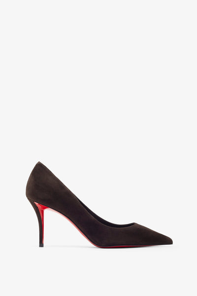 Miss Z 80 black suede pumps