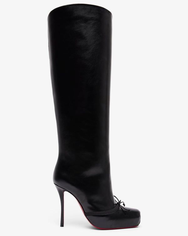 Cassia 100 black leather boots