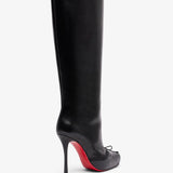 Cassia 100 black leather boots