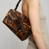 Baggy S leopard shoulder bag